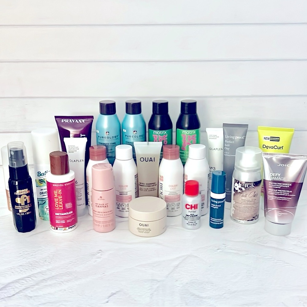 Bundle of travel size hair products. All brand new!